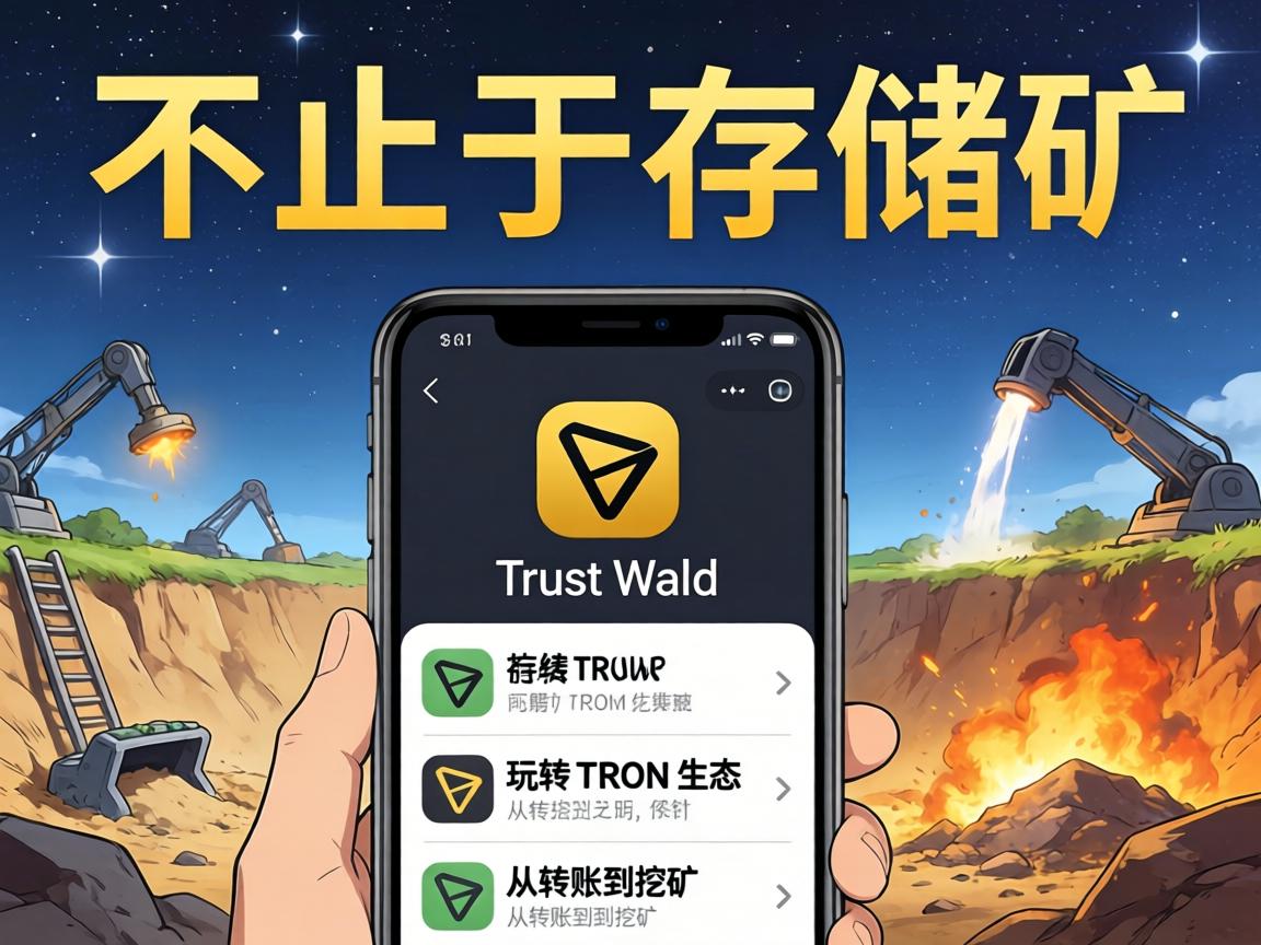 不止于存储,如何用 Trust Wallet 玩转 TRON 生态,从转账到挖矿